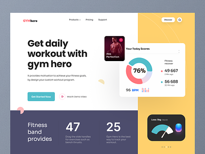 Health and Fitness Website Design