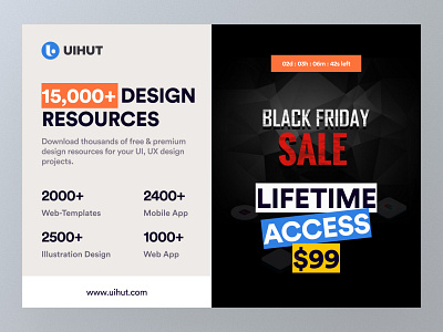 Black Friday Deals Store 🔥 black friday black friday deals design friday deals header sale ui ui design uihut2.0 uiux design web design website website design