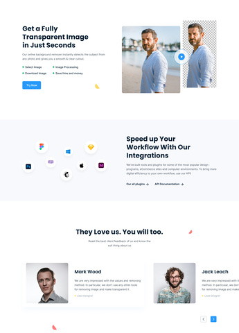 Image Retouching Website Design by Mehedi Titas for UIHUT - UI UX ...