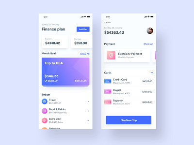 Financial ios app by Mansurul Haque for UIHUT - UI UX Design Agency on ...