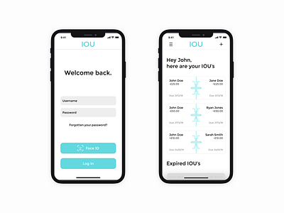 IOU App - Final Design