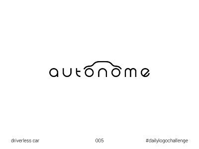 driveless car logo dailylogochallenge design graphic illustrator logo logodesign typedesogn typo vector