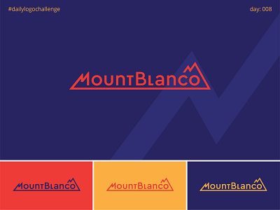 MountBlanco dailylogochallenge design graphic illustrator logo logodesign logotype typedesign typo vector