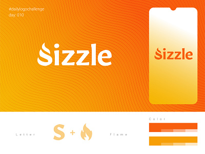 Sizzle logo dailylogochallenge design graphic illustrator logo logotype typedesign typo vector