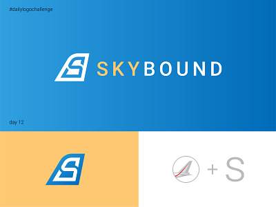 Skybound logo dailylogochallenge design graphic illustrator logo typo vector