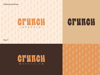 Crunch logo dailylogo dailylogochallenge design graphic illustration illustrator logo typo vector