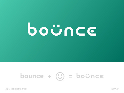 Bounce logo dailylogo dailylogochallenge design graphic illustration illustrator logo logotype tepedesign typo vector