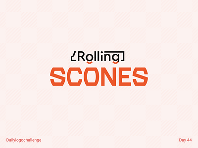 Rolling Scones dailylogochallenge design graphic illustration illustrator logo typo vector