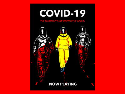 covid-19 covid 19 design disease graphic design health movie poster pandemic photoshop poster