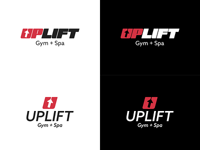 Uplift logo branding design gym gym logo illustrator logo logotype spa spa logo typography vector