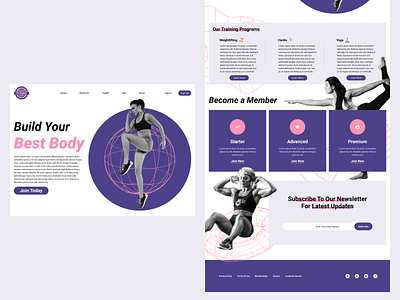 Fit Life Landing Page