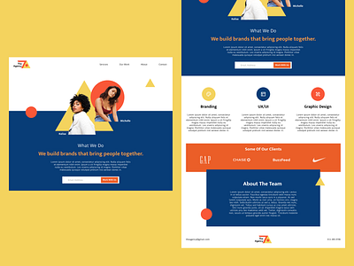 The Agency Landing Page