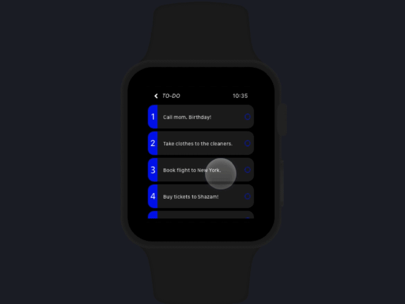 To Do apple devices apple watch apple watch design design invisionapp prototype to do to do app to do list ui ux web