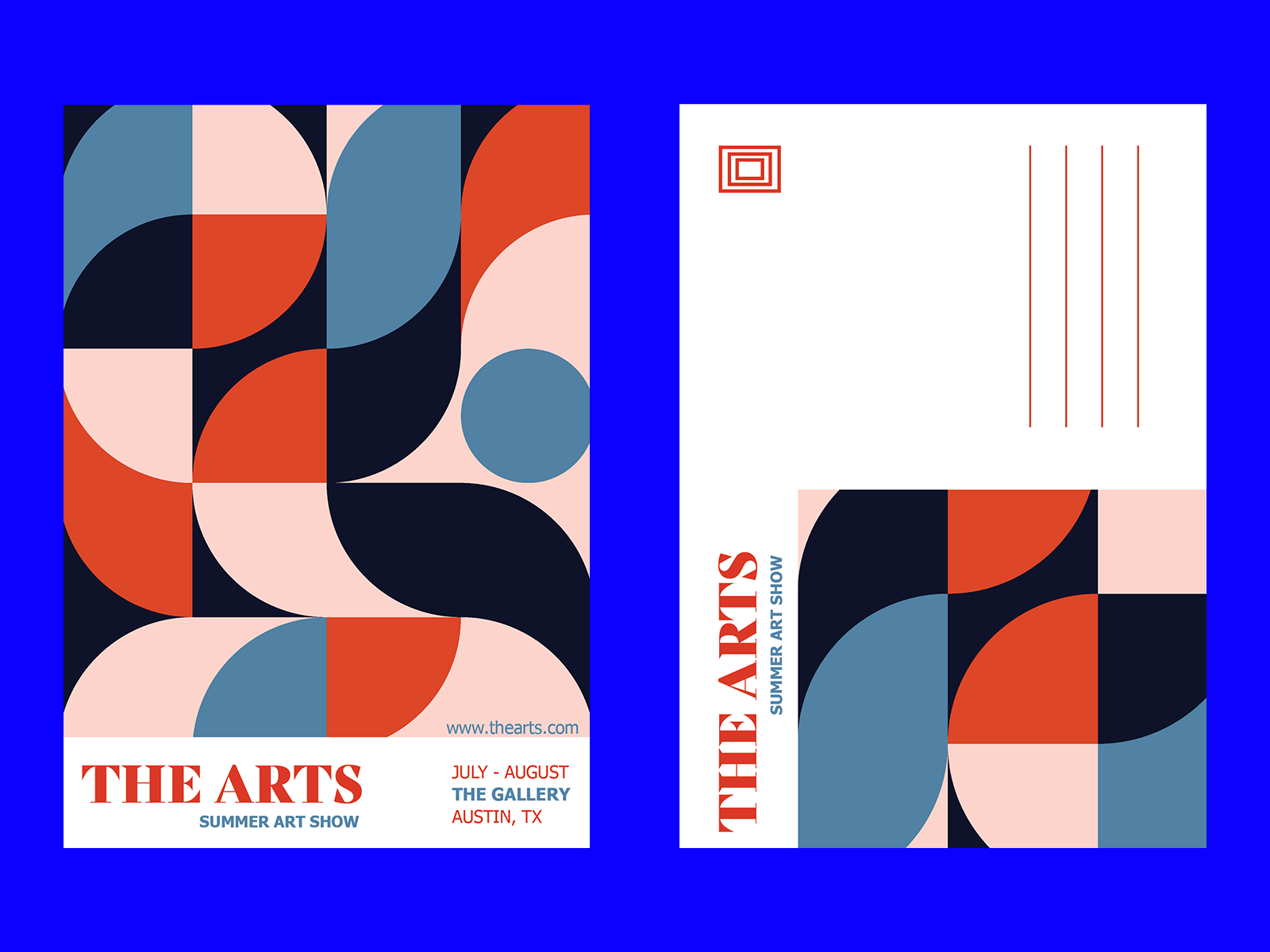 postcard design by Robert Torres on Dribbble