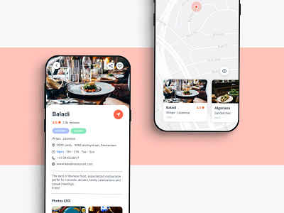 Restaurant recommendation ap app map mobile mobile app recommendation restaurant restaurant app ui ux