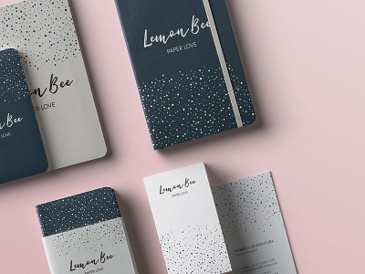 Lemon Bee branding creative studio logo stationery design visual identity