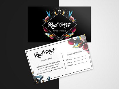 Rud'Art Rebranding brand design branding business card creative studio logo logo design rebranding stationery design tattoo visual identity