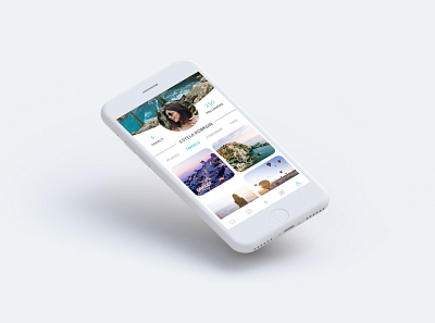 User profile - Travel app app daily ui interaction mobile app mobile ui profile travel travel app ui user profile ux