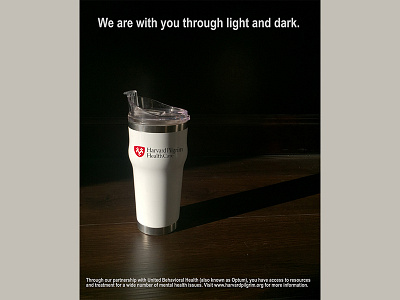 Light and Dark awareness coffee mug healthcare light mental health shadow