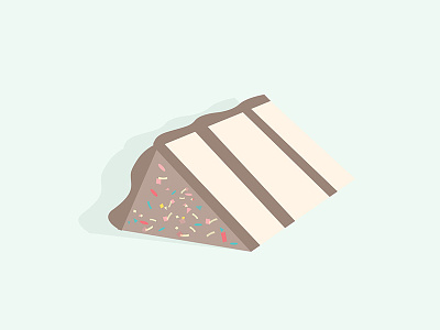Always eat the cake. cake illustration illustration design vector illustration