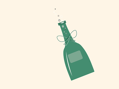 Bubbly. champagne drink illustration illustration design vector illustration