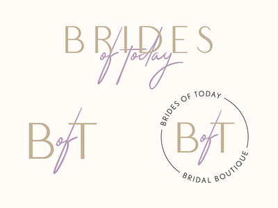 Brides of Today bridal design graphic design logo logo design logos