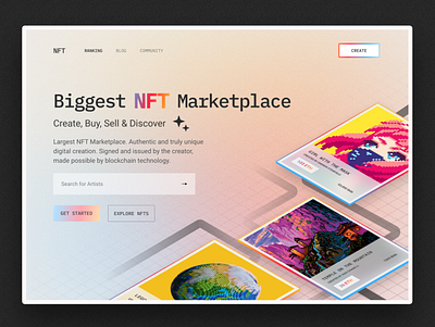 NFT Marketplace dailyui design illustration nft ui ui design uiux