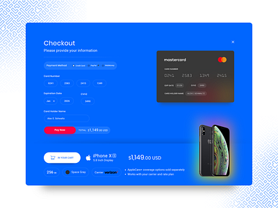 Credit Card Checkout credit card checkout creditcard daily 100 challenge dailyui design form design modern onepage photoshop ui ui challenge ui design uiux