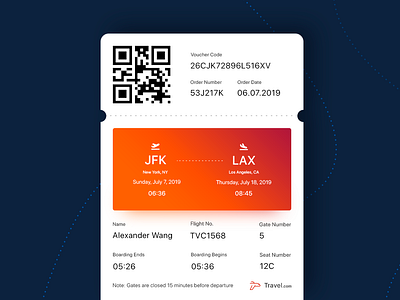 Boarding Pass 100uichallenge daily 100 challenge dailychallenge dailyui dailyuichallenge design modern photoshop ui ui challenge ui design uichallenge uidesign uiux