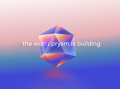 prysm . xyz - editorial illustration crypto figma gradient vector web3