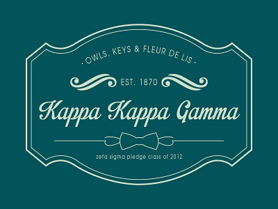 Kappa Kappa Gamma stamp