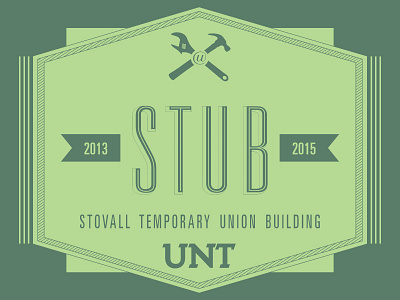 Stovall Temporary Union Building- UNT rebranding stub unt