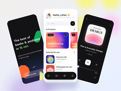 Book & Podcast mobile app