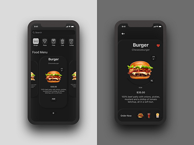 Food Delivery App adobe xd app app concept app ui burger burgers button card cola delivery design fastfood food mobile app neomorphism order pizza sketch uidesign uiux