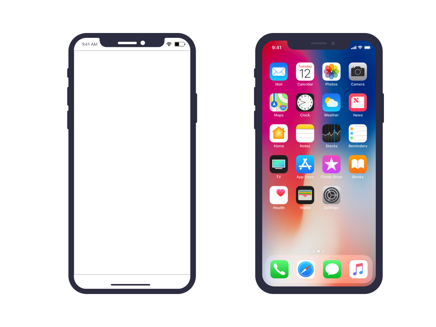 Iphone X Template Psd Free