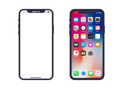 Iphone X Template adobe xd design sketch ui ux