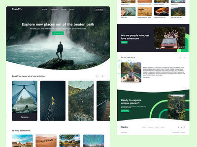 Travel agency Landing page