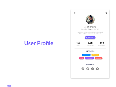 Daily UI #006