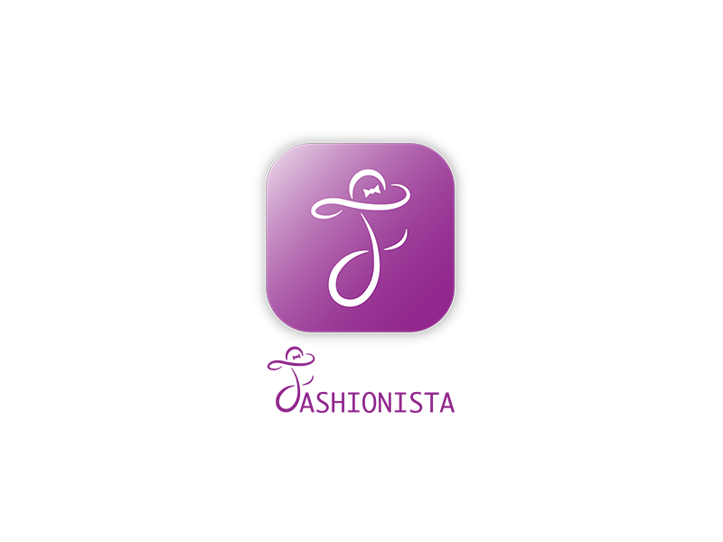 Thirty Logos #28 - Fashionista by Denise Verstegen on Dribbble