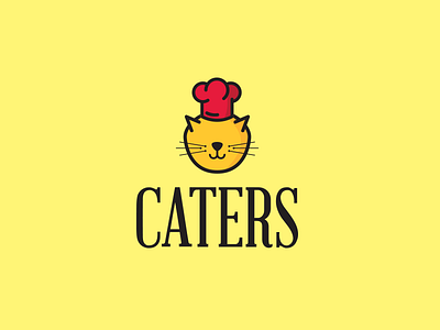 Caters brand icon identity illustration logo minimalism