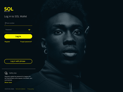 SOL Wallet Web login