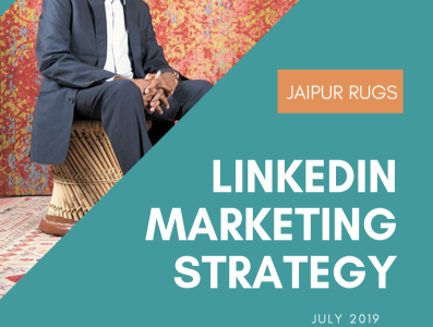 JaipurRugs branding cover design india jaipur linkedin marketing report smm strategy