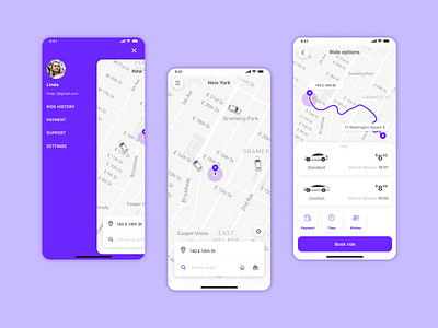 Taxi App design figma ios mobile taxi app ui ux