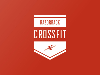 Razorback Crossfit arkansas branding crossfit internal logo little rock logo razorback red shield