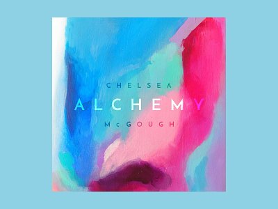 Chelsea McGough Alchemy Album Art abstract album album art album cover music painting streaming violin