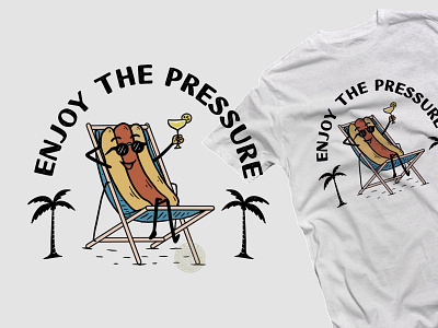 Enjoy the pressure - Character Cartoon Design