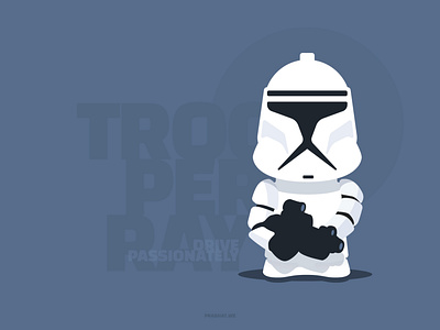 Trooper Ray of Håobits character illustration