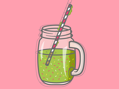 Smoothies 2d ai art cartoon design illustration illustrator smoothies vector