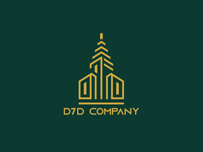 D7D Real Estate and Architecture Company Logo architecture branding building design graphic design logo logo design real estate
