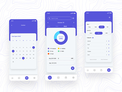 Calendar App UI app app design ui ux design uiux user interface design